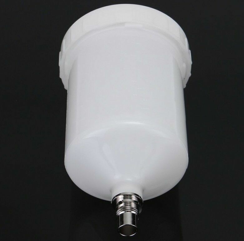 600ml Plastic HVLP Paint Cup Pot For SATA Spray Gun Connector Jet Paint Sprayer