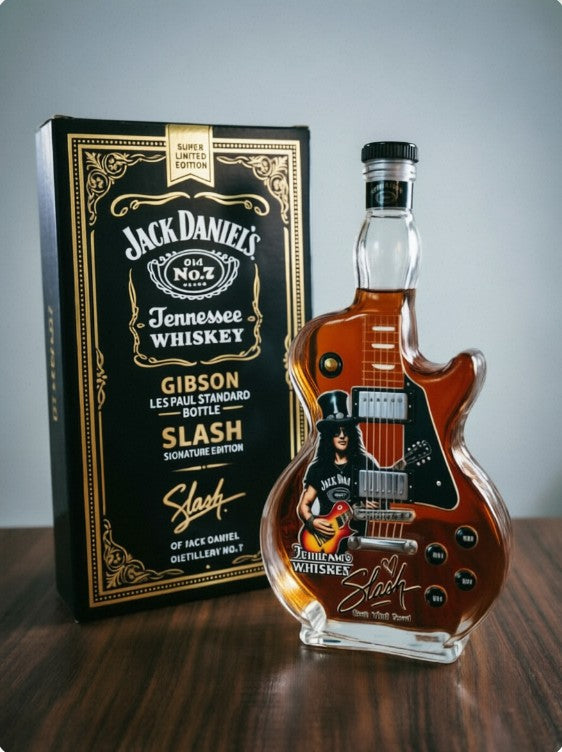 Guitar Shaped Bottle Tennessee Whiskey Bottle Rock Style Glass Decanter New
