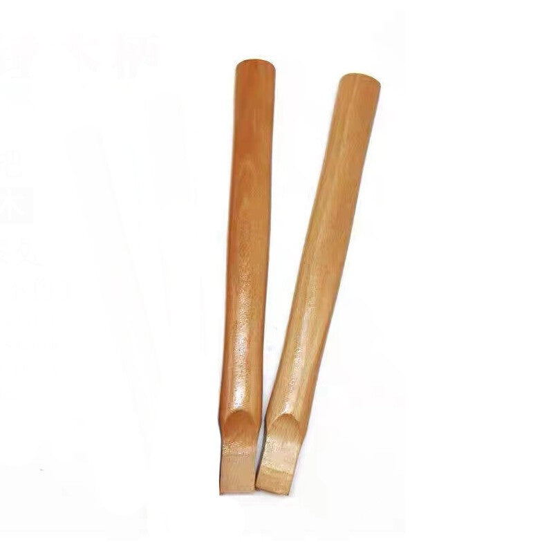 1pc Solid Wood Replacement Claw Hammer Handle Shaft Smooth Wooden Stick New
