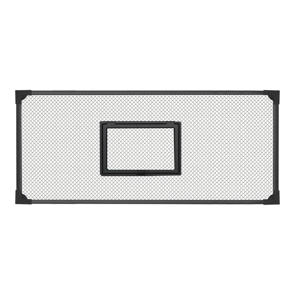 Fish Tank Lid Self Assembly Anti Jump Net Cover Magnetic Black Aquarium Hood