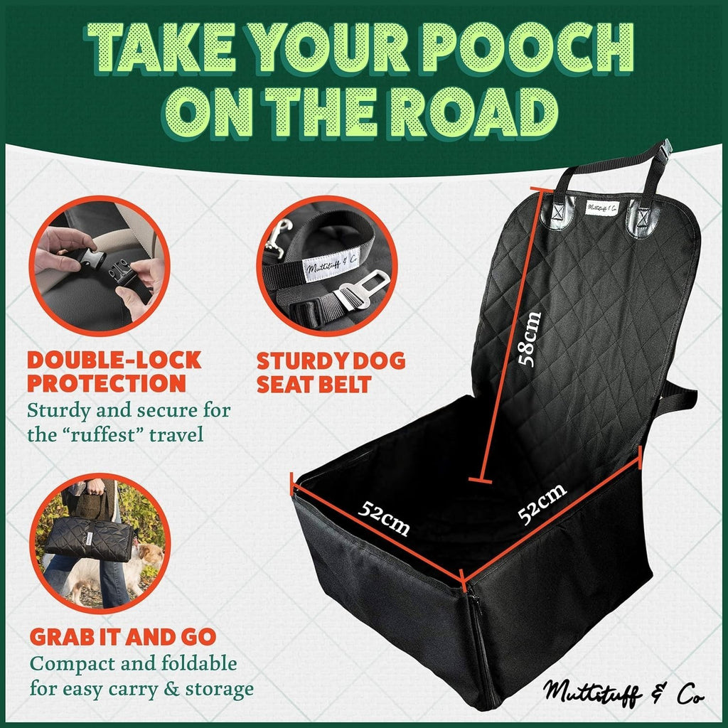 Dog Car Pet Car Seat Puppy Waterproof Basket Booster Seat -2-in-1 RRP £18.99