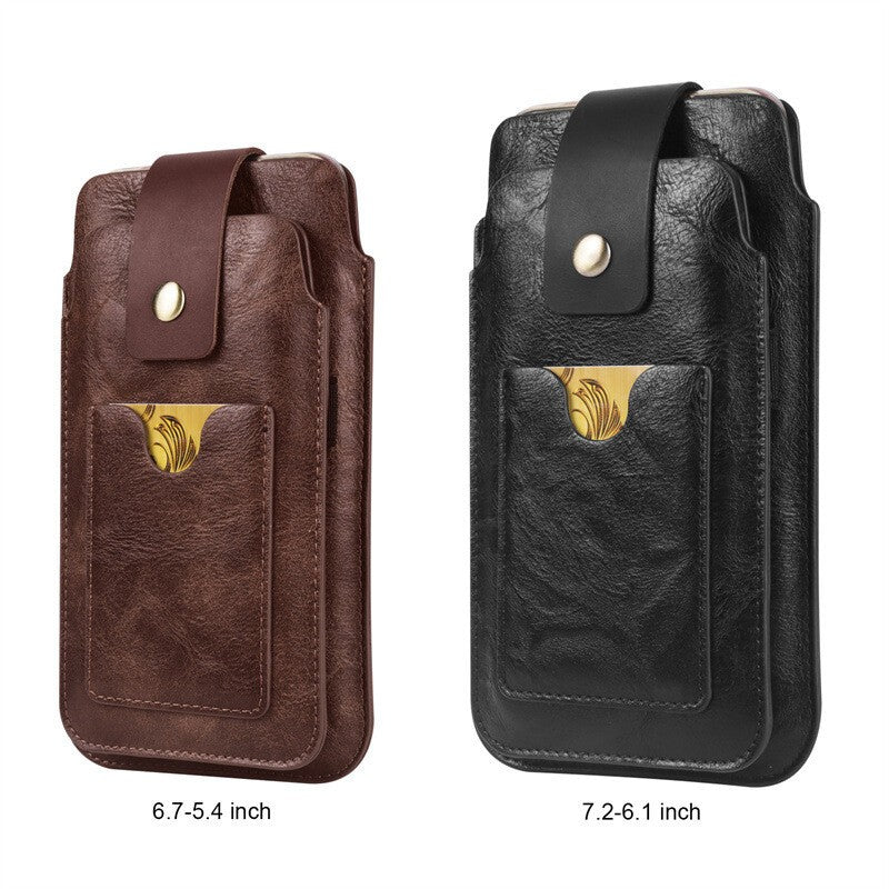 Universal mobile phone belt clip pouch bag wallet purse pu leather holster case