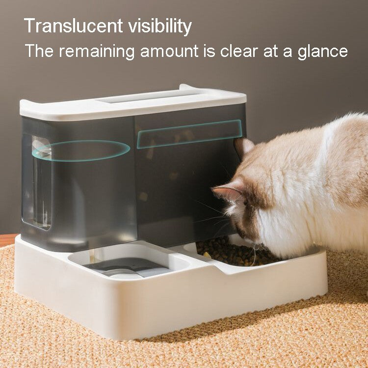2 in 1 Automatic Cat Feeder Water Dispenser Dry Wet Pet Dog Puppy Food Dispenser