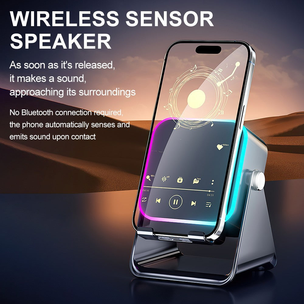 Wireless Induction Speaker 5-in-1 Bluetooth Speaker With Phone Stand for PAD UK