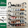 Shoe Rack 5 Tier Stand Compact Space Saving Shoes Storage Organiser Shelf Steel