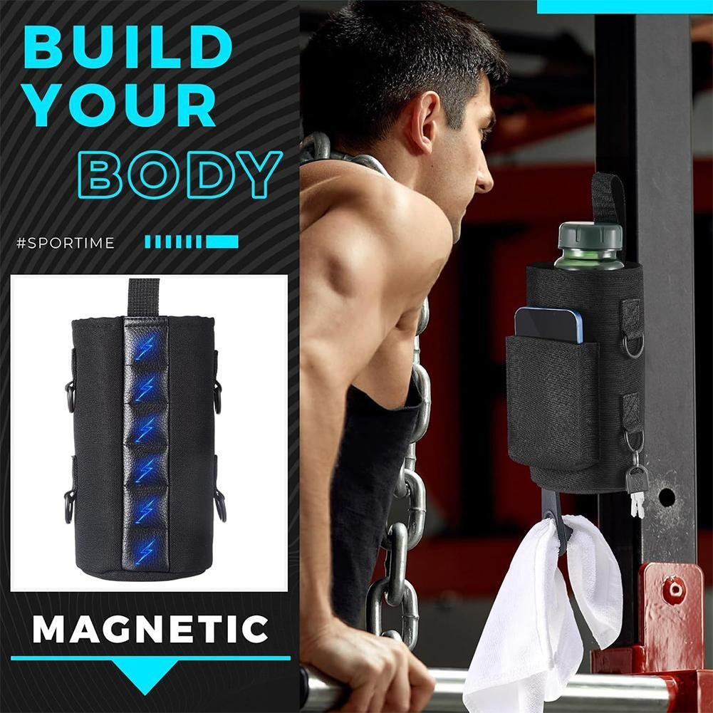 *Gym* Magnetic Bag Small for Men Water Bottle Bag for Fitness/Traveling/Sports