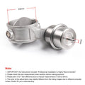 Exhaust Control Valve Set Vacuum Actuator OPEN Style Pipe Downpipe 2.5" 63mm