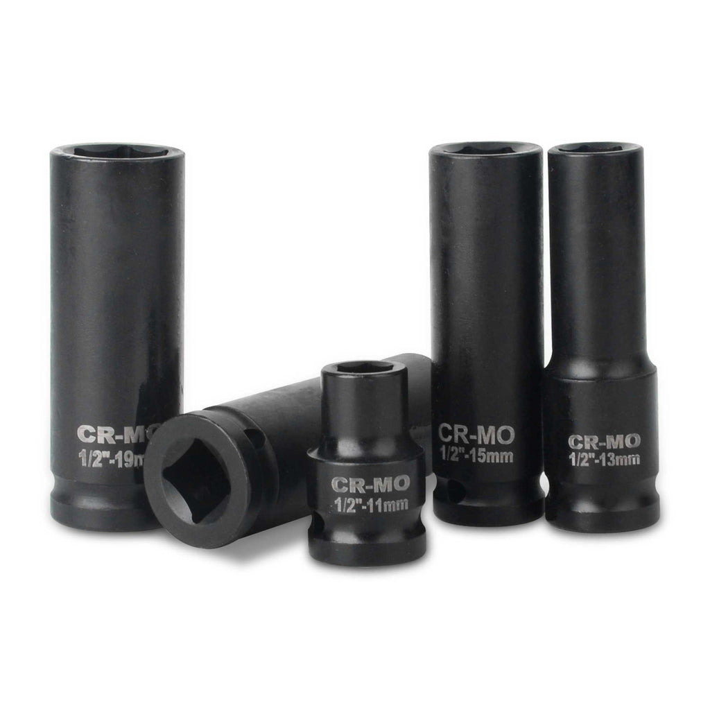 8-32mm 1/2" Sq Metric Drive Deep Impact Socket Tool Set Garage UK