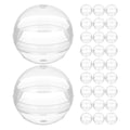100 Pcs Fillable Plastic Balls Small Capsule Clear Container Empty