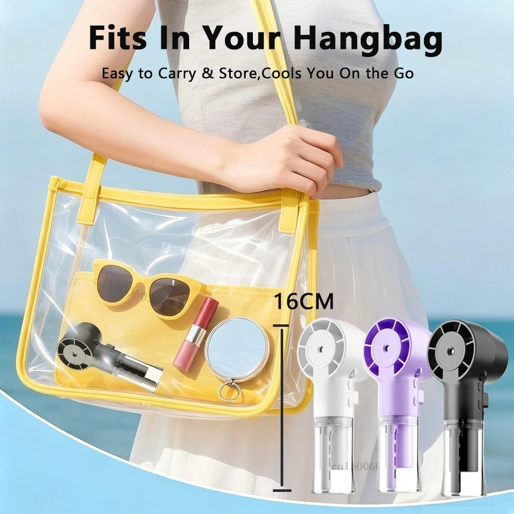 Handheld Fan Spray Fan with Water Mist - Personal Cooling