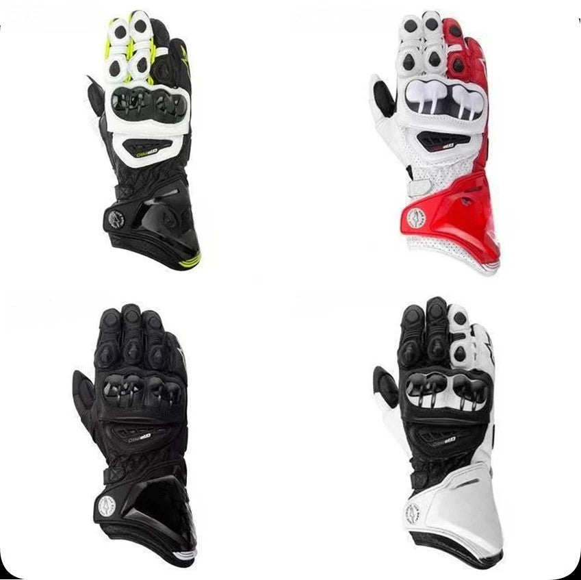 UK Mens Motorcycle Racing Gloves - Abrasion-Resistant Protective Gear New