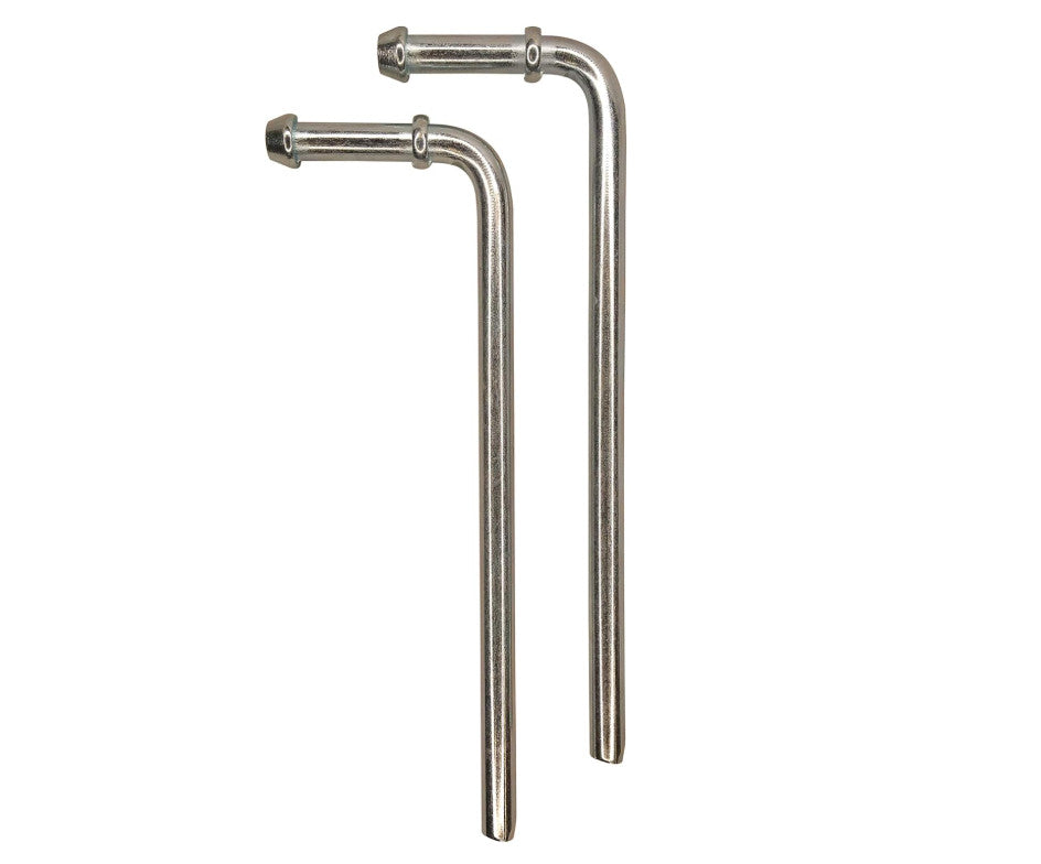 2 Pack- 90° bend Universal Weld In Place Exhaust Hanger Rod
