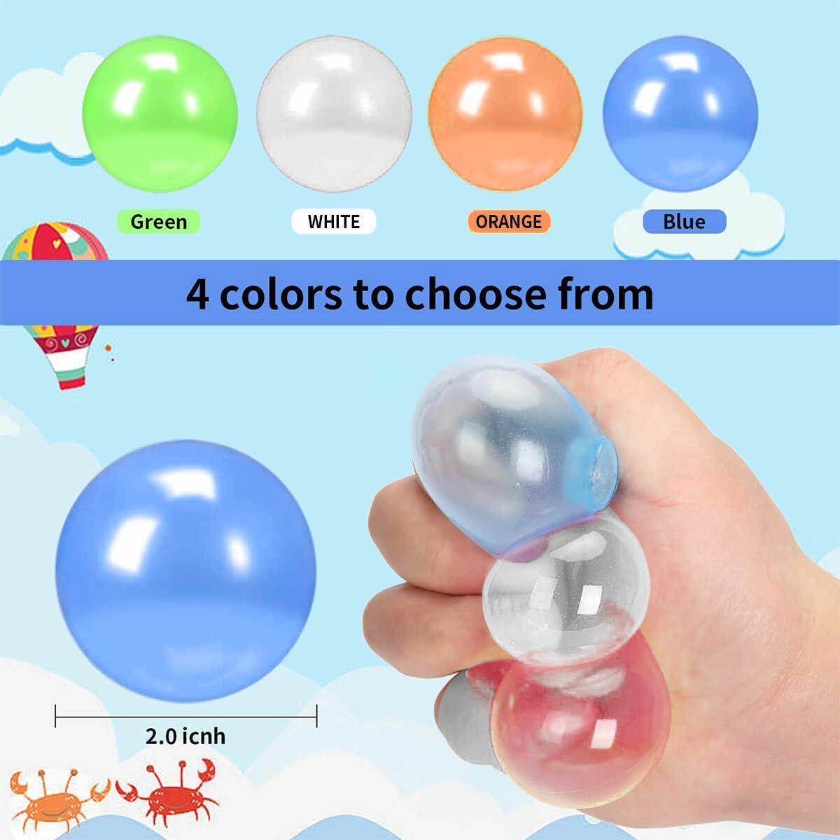 12PCS In The Night Ball That Stick Relax Balls Glorbs Ball Ceiling Ball Glow