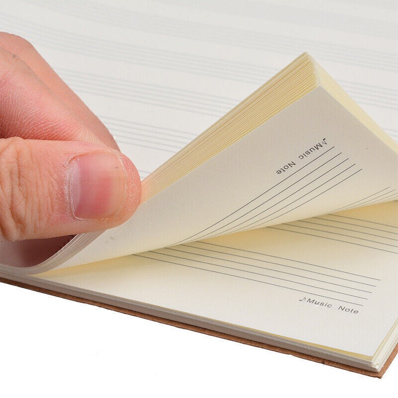 Blank Sheet Music Composition Manuscript Staff Paper Art Music Notebook A4 NEW