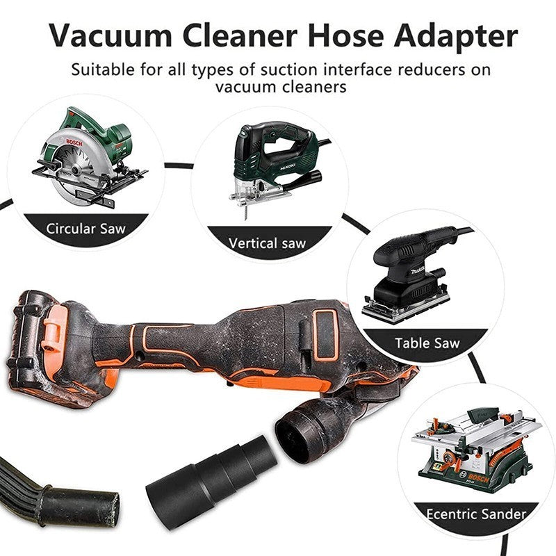 2 Pieces -Vacuum Cleaner Power Tool Sander Dust Extractor Hose Universal Adaptor