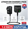 2pcs  Charger Lithium-Ion Replacement for Black & Decker LBXR20 14.4V 18V 20V