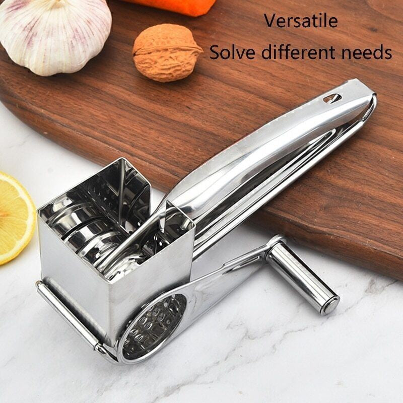 Stainless Steel Hand Crank Rotary Cheese Grater Vegetable