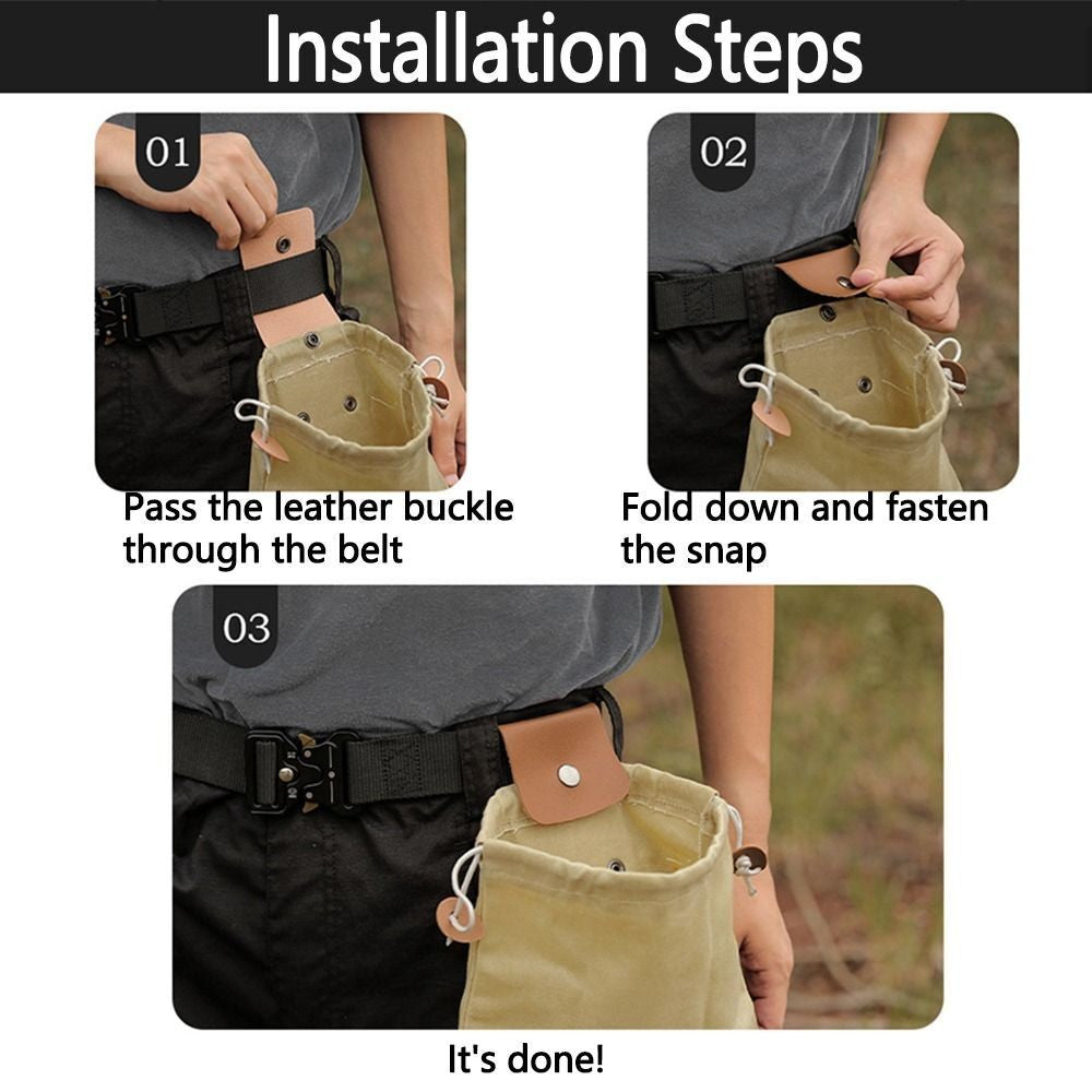 Outdoor Foraging Bag Bushcraft Bag Vegetable Fruit Picking Waist Tools Storage