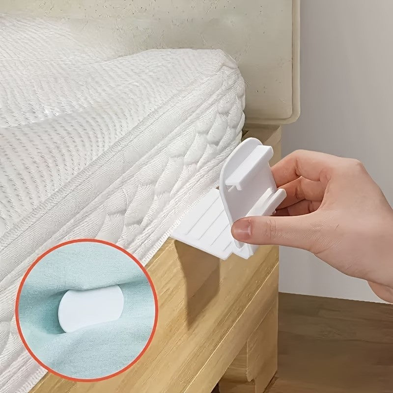 4PCS Invisible Non-Slip Bed Sheet Grippers Universal Mattress Fasteners