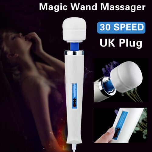 Magic Wand Massager 30 Speed Hitachi Motor Full Body Pulse Massager UK