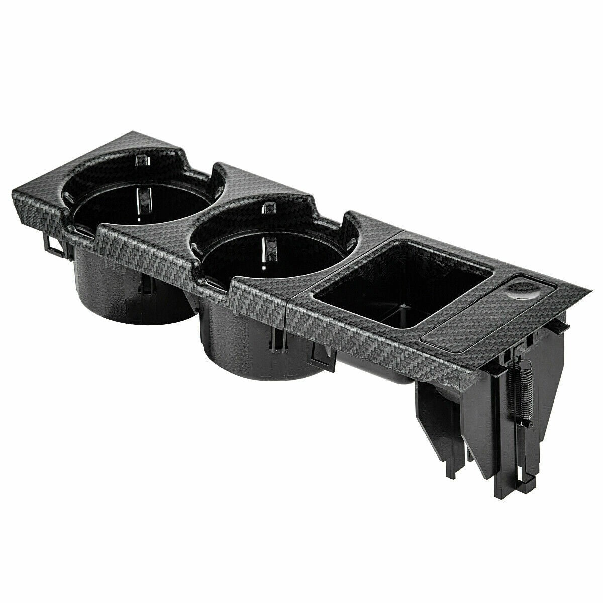 Carbon Fiber Style Center Console Cup Drink Holder For BMW 3 Series E46 99-06