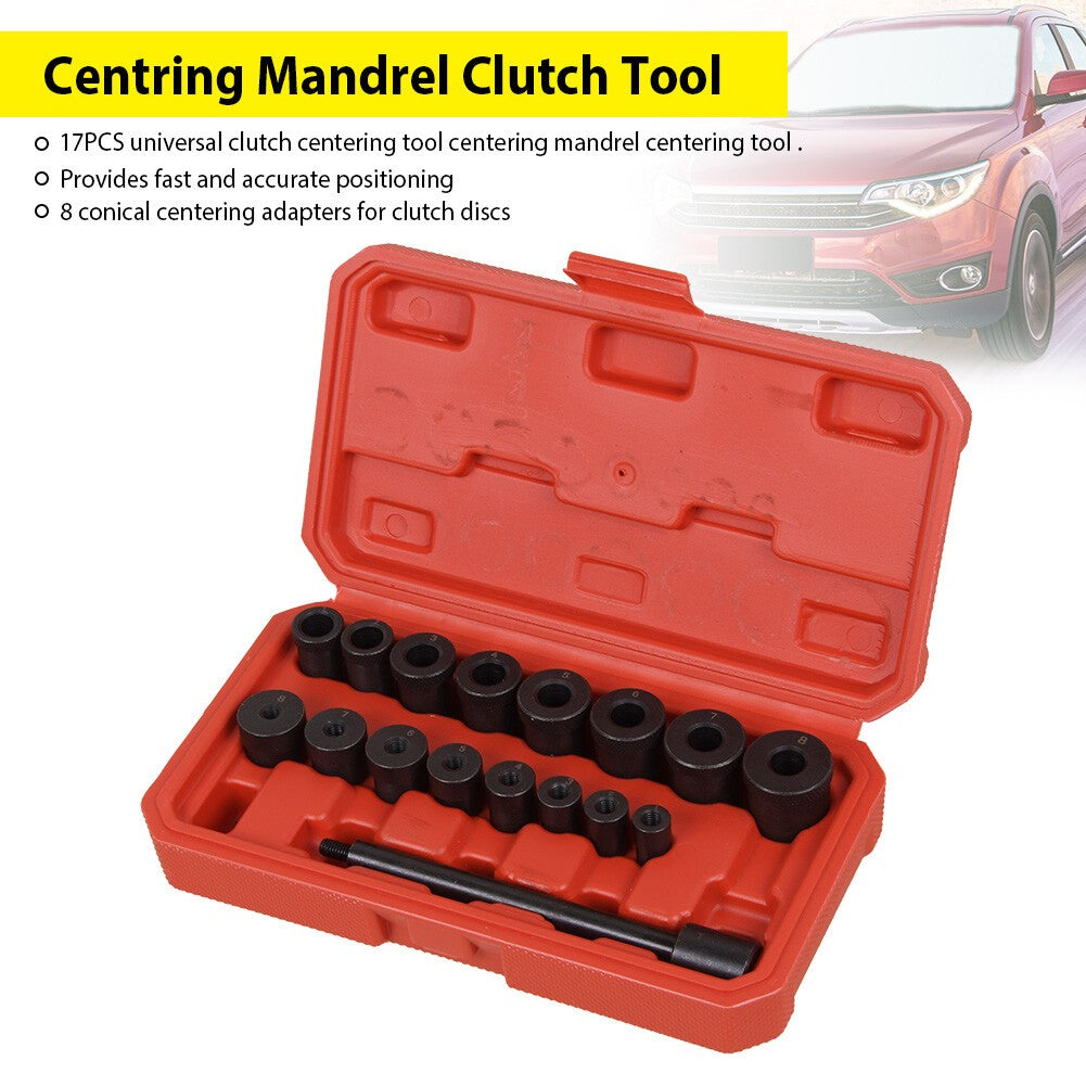 17pcs Universal Clutch Aligning Alignment Plate & Flyingwheel Pilot Bearing Hole