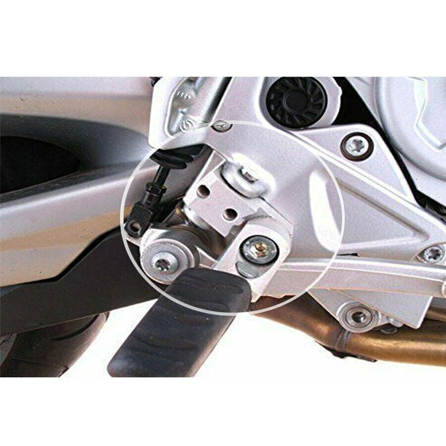 Pair Motorcycle Foot peg CNC Aluminum Passenger Footpeg Lowering Kit Universal