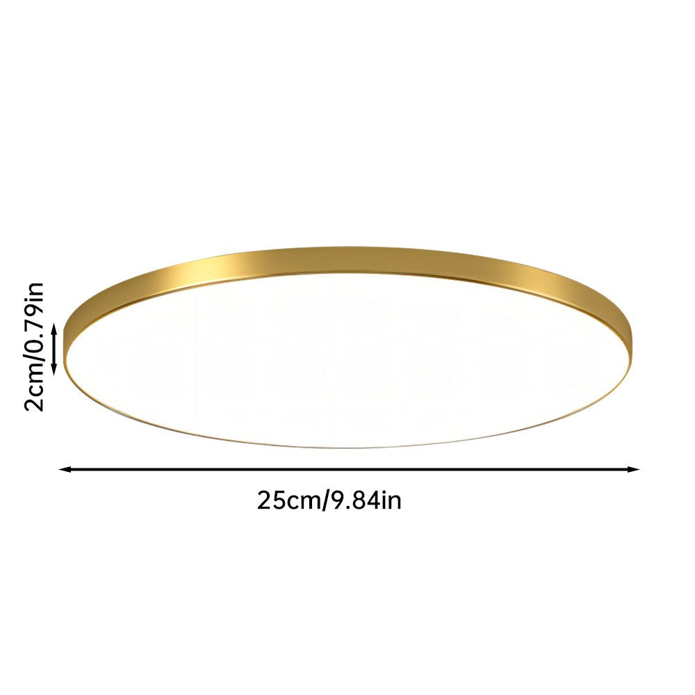 Bathroom Kitchen Living Room Thin LED Ceiling Light Round Panel Down Lights Lamp