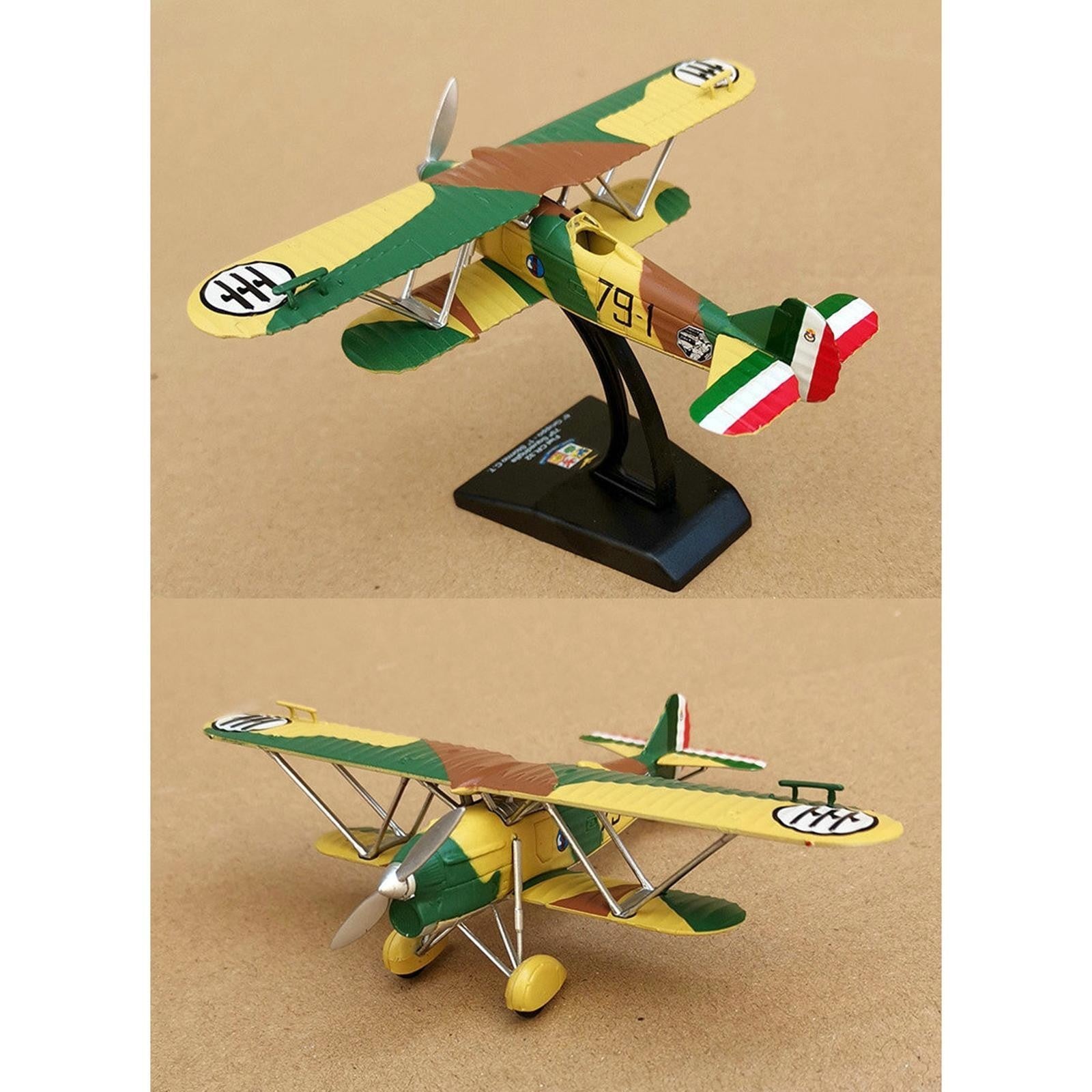 1/72 CR32 Fighter Model Pretend Play with Base for Livingroom Shelf Home