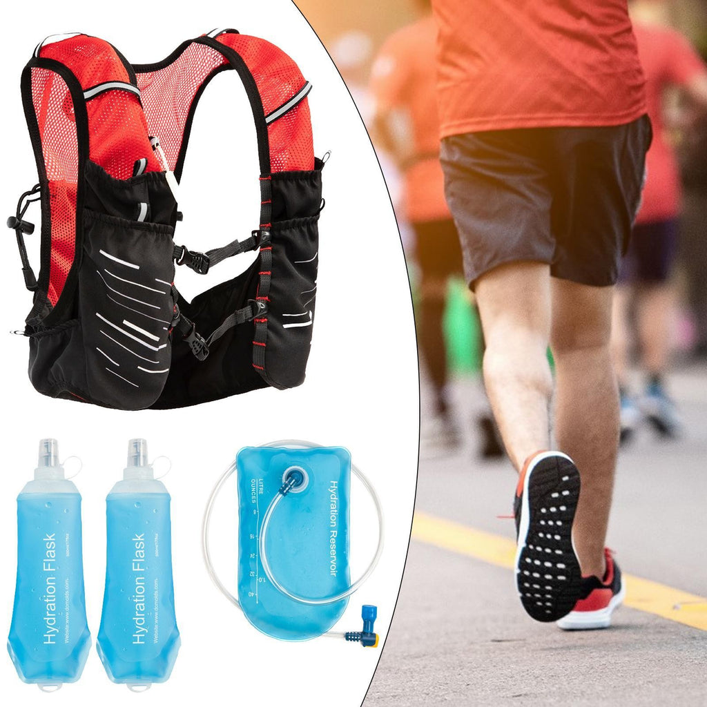 Hydration Vest Pack Backpack Drinking Bag for Runners Outdoor Running Race