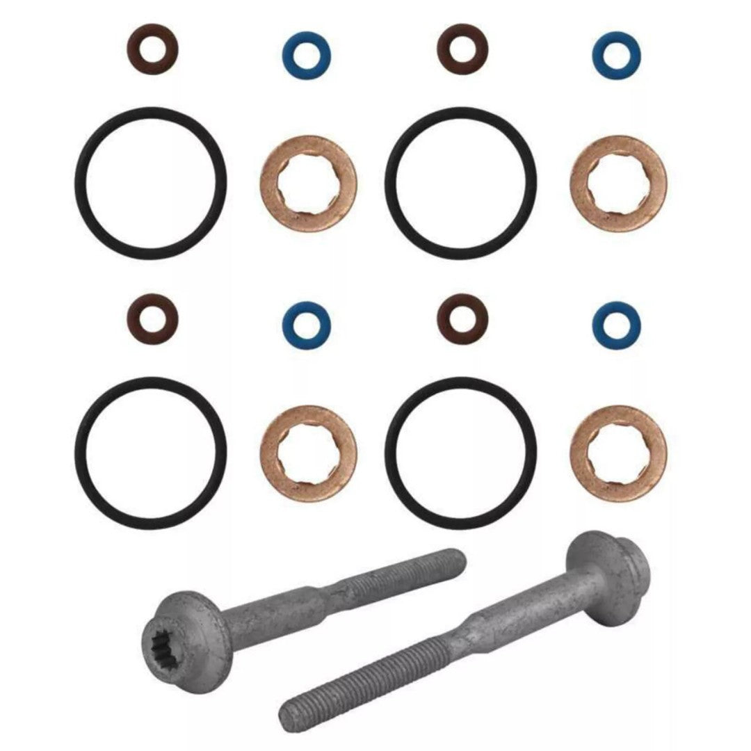 Fuel Injector Ring Washer Seals Bolts Injector Kit for VW Caddy Golf Audi A1 A3