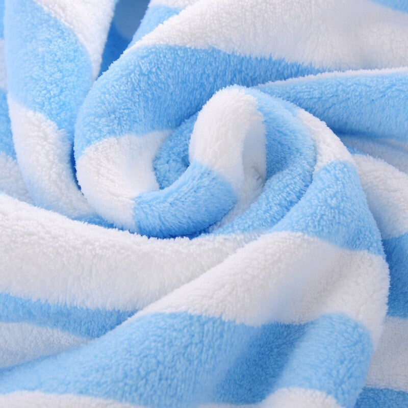 Small/Large Beach Towels Soft Absorbent Striped Towels Home Bath Towel