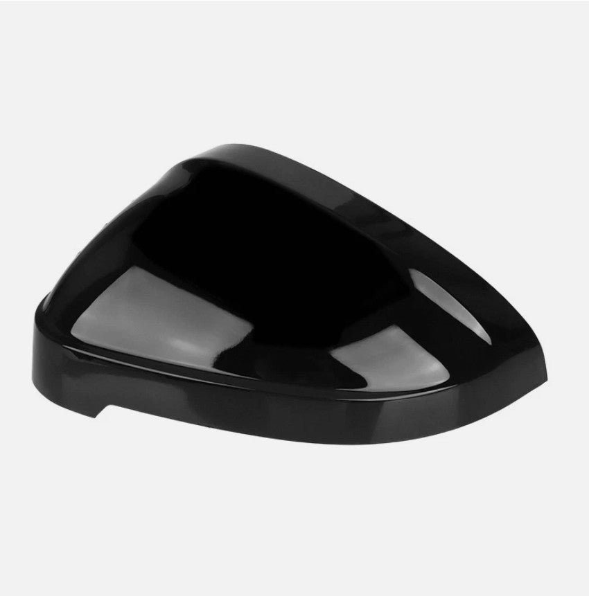 2x Gloss Black Wing Mirror Cover Caps For 2016-2023 Audi A4 S4 A5 S5 RS5 RS4 B9
