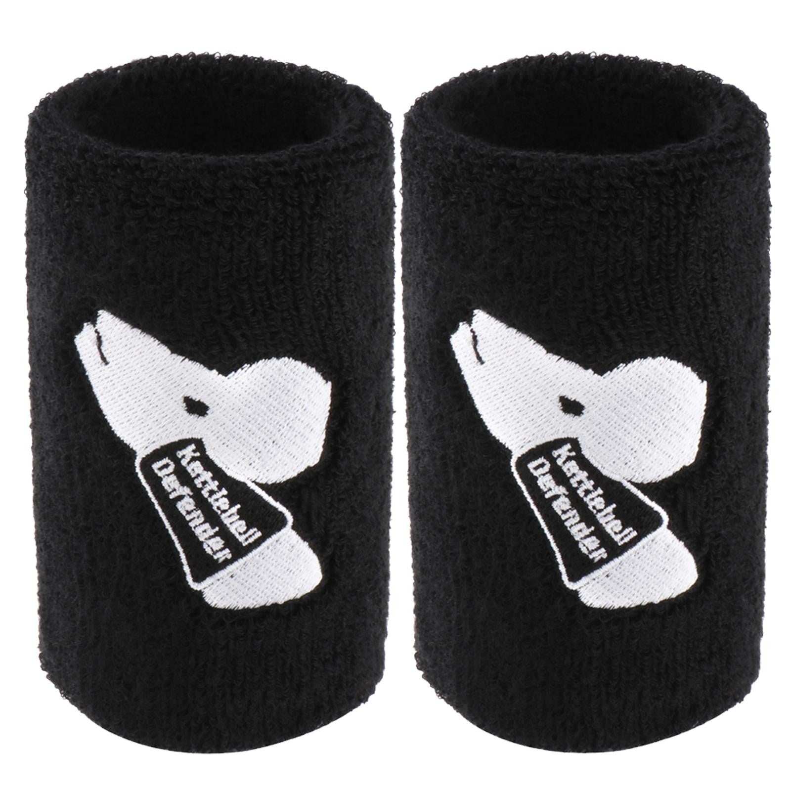2x Kettlebell Wrist Guards Wrist Protector for Weight Lifting Gym Training Black