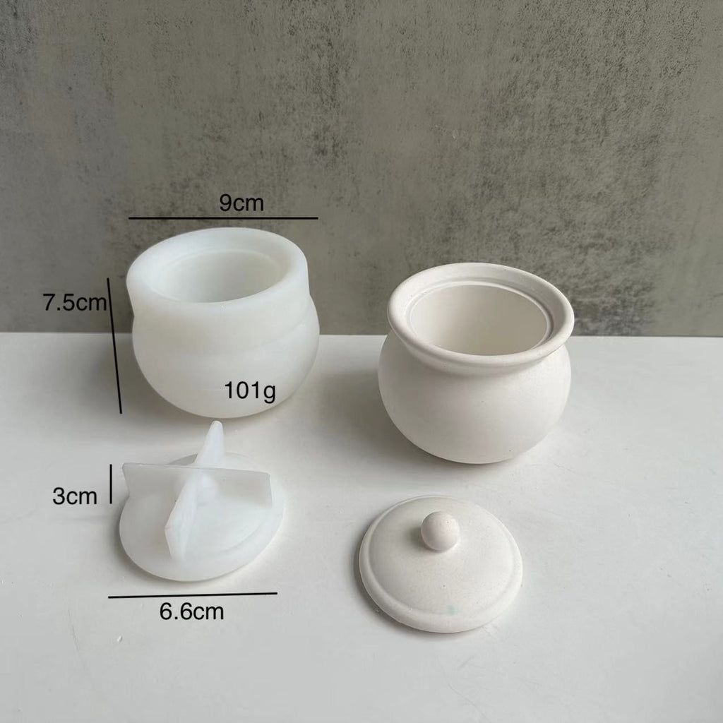 Resin Jar Mold Jars Silicone Molds Jar Molds For Epoxy Resin Storage Jar Mold