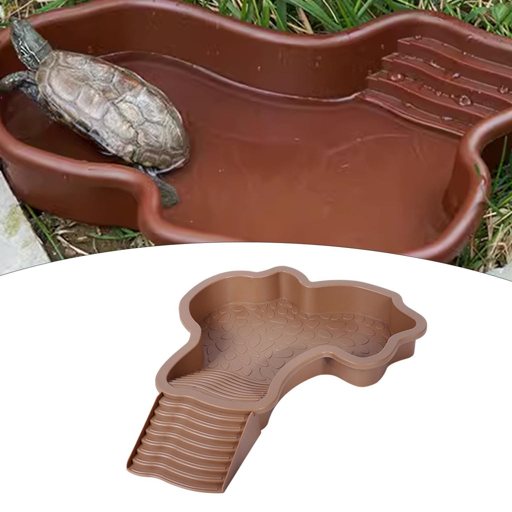 Reptile Bathing Pool Large Tortoise Feeder Reptile Water Bowl Tortoise Water