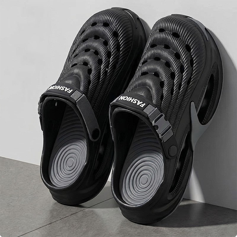 Fashion Hollow Out Thick Bottom Sports Sandals Mens EVA Soft Sole Summer Sandals