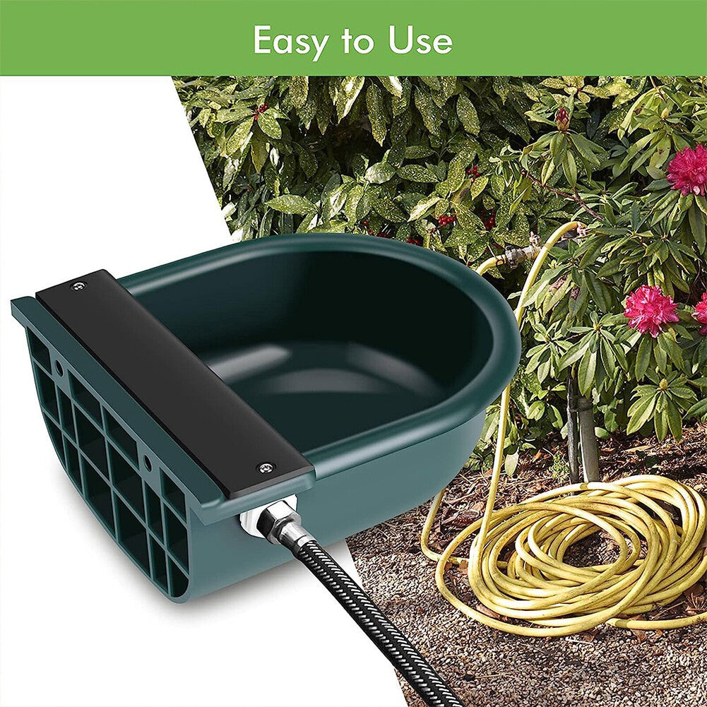 Large Farm Water Trough Bowl Automatic Feeder Drinking Drinker Dog Horse Sheep