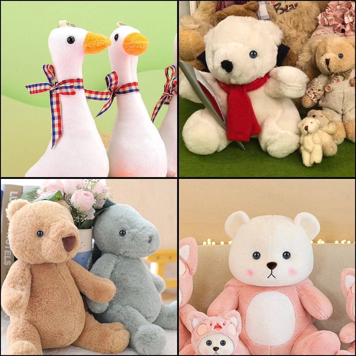 100Pcs Plastic Safety Eyes Soft Toys Teddy Bear Doll Animal Making Craft Screw