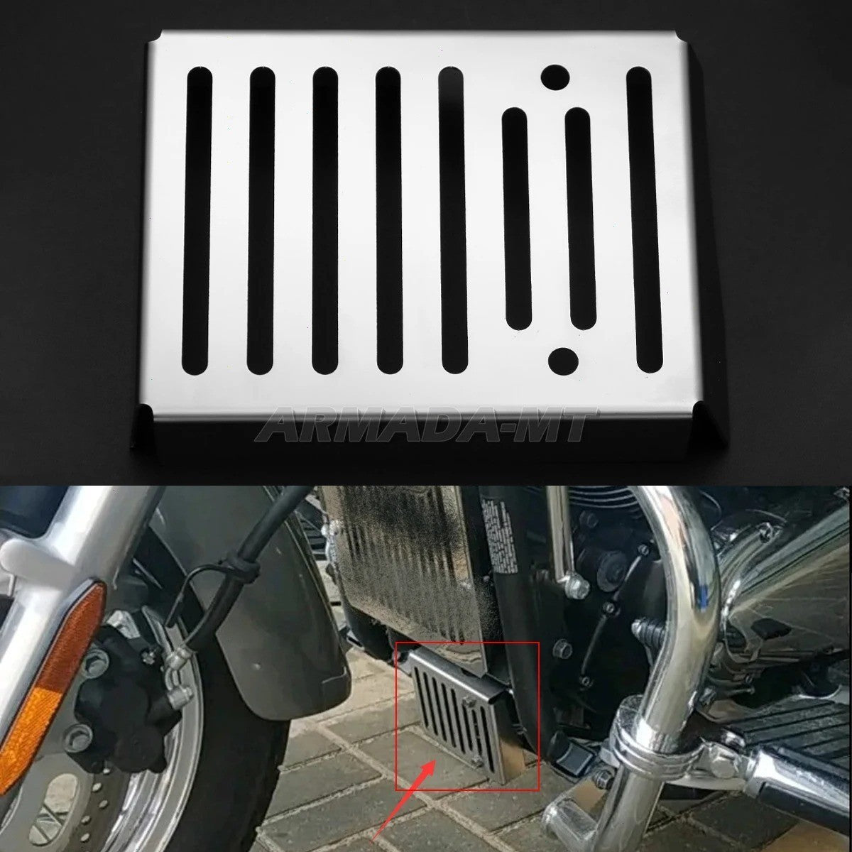 Radiator Rectifier Cover For Kawasaki Vulcan VN900 Custom Classic/LT 2006-2022