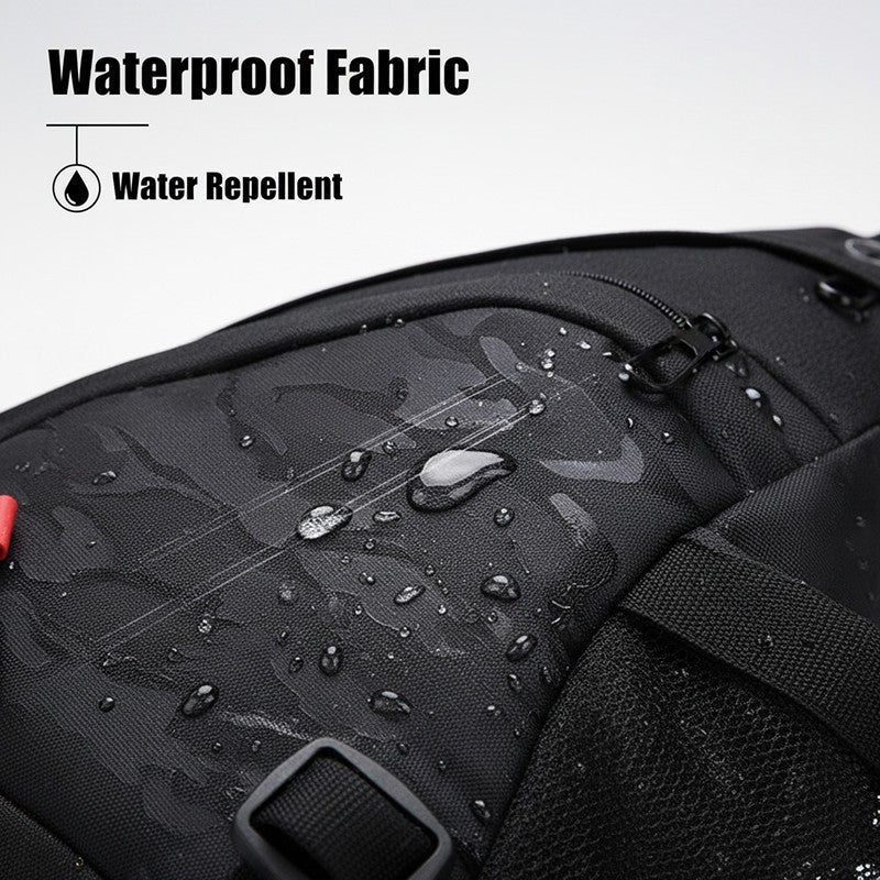 Men's Large Sling Bag Cross Body Water-resistant Gym Travel Chest Pack