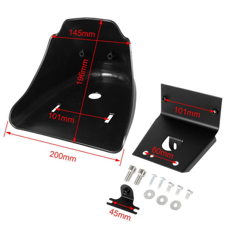 Front Chin Spoiler Fairing Cover Kit For Harley For Sportster XL883 1200 2004-18