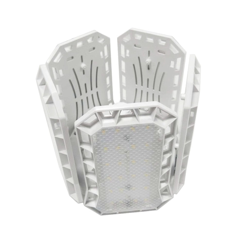 80W LED Garage Bulbs B22 9000Lm 6500K Deformable Lamp with 5 Panels