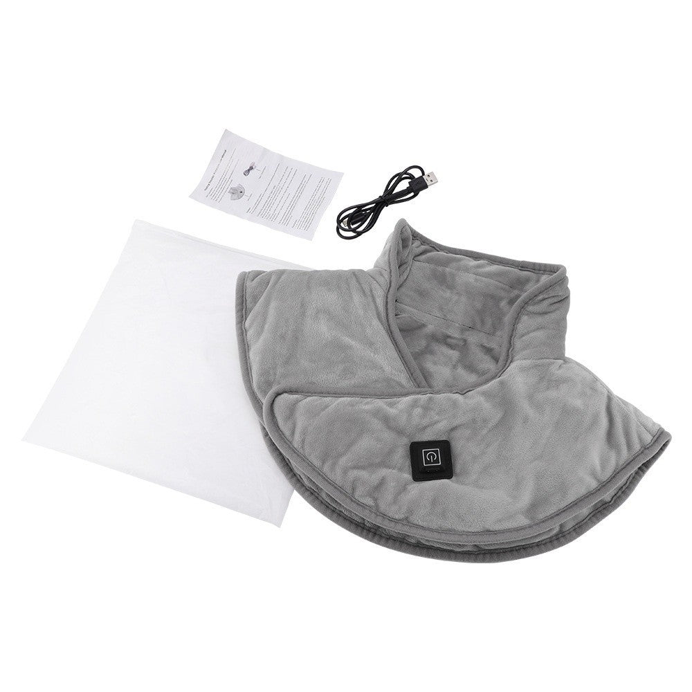 Electric Heating Neck and Shoulder Pad Warmer Heated Neck Wrap for Pain Relief