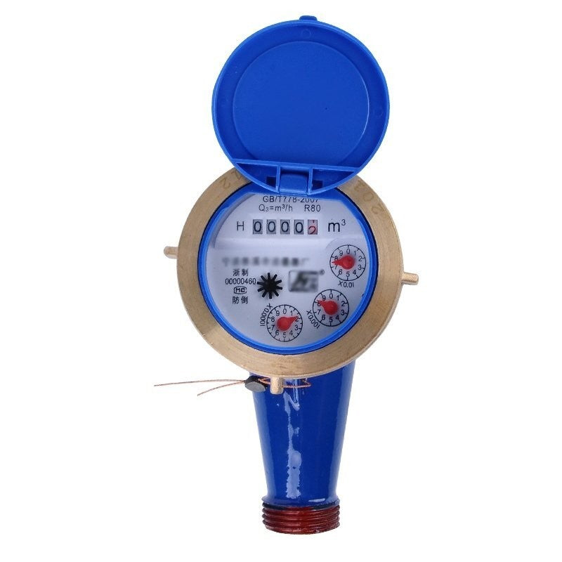 DN20 Cold Water Meter for Garden Home Water Flow Gauge Tap Water Meter Set 25mm