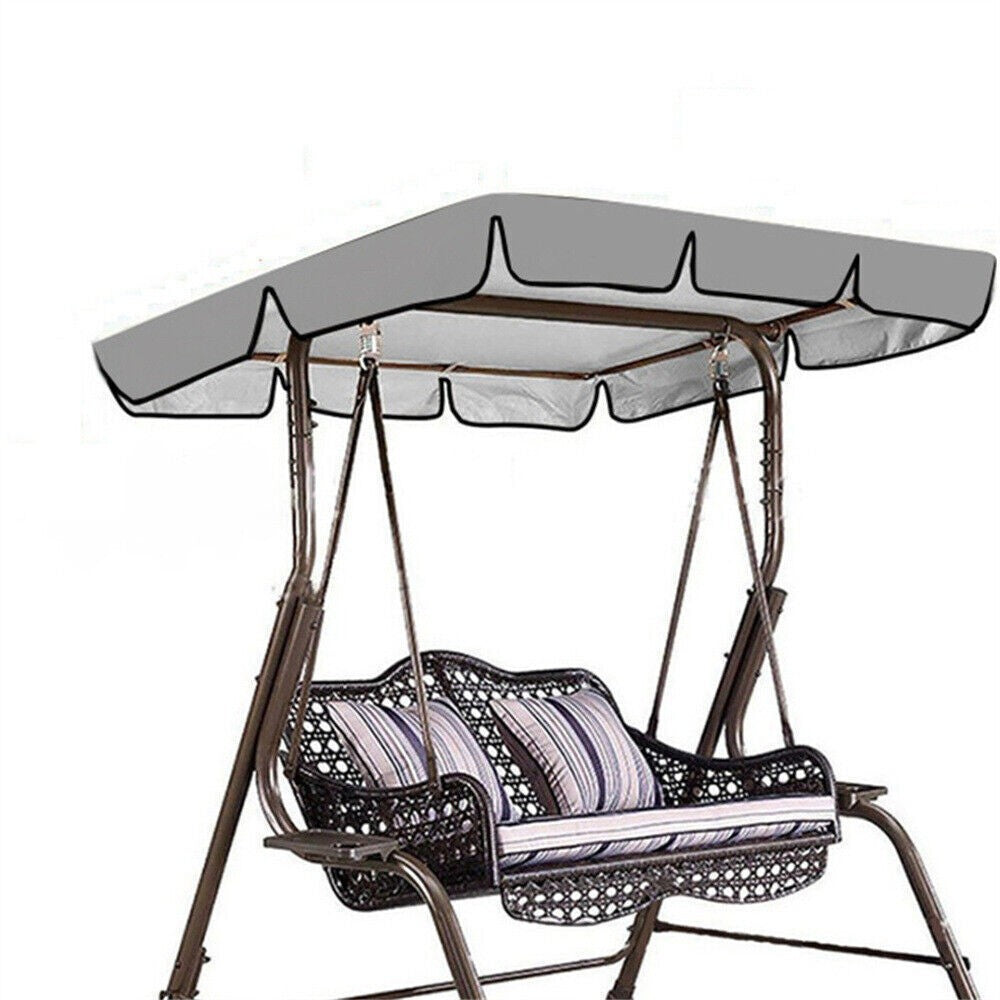 Replacement Canopy For Swing Seat 2/3 Seater Size Garden Park Hammock Top Cover