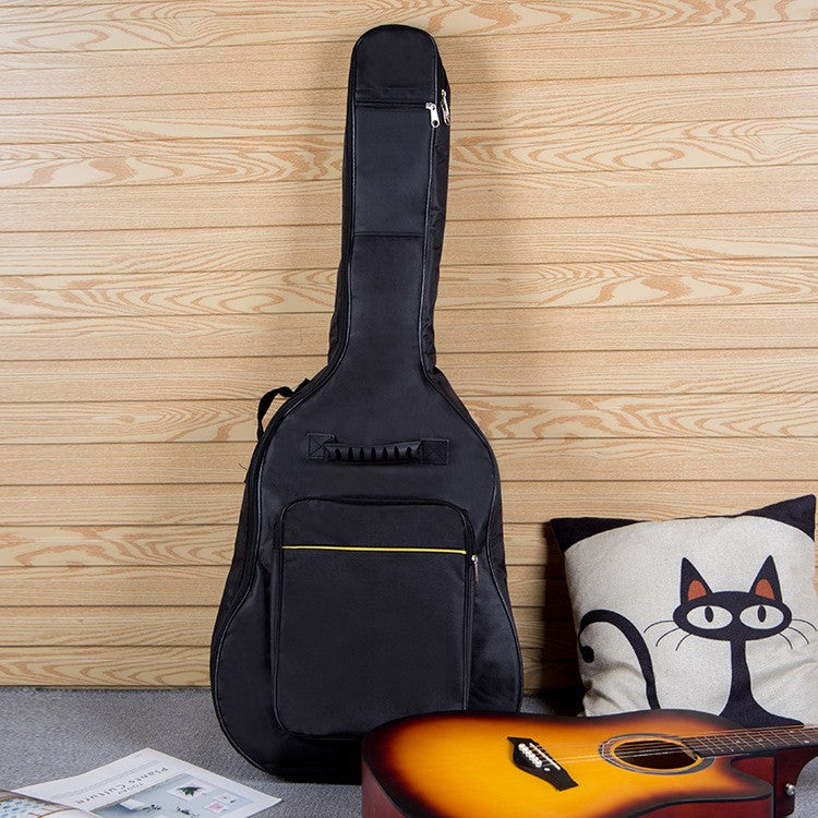 Black Full Size Padded Protective Classical Acoustic Guitar Back Bag Carry Case