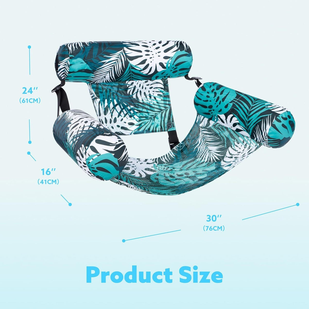 Inflatable Pool Floats Adult PVC Lazy Hammock Pool Floats Floating Lounge Chairs