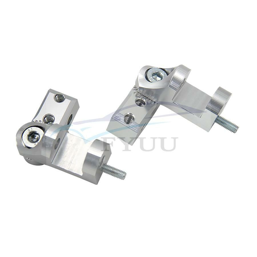 Pair Motorcycle Foot peg CNC Aluminum Passenger Footpeg Lowering Kit Universal