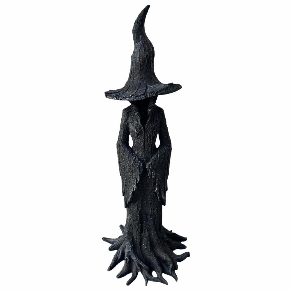 Witch Statue Resin Craft Desktop Decoration Halloween Ornament Home Decoration